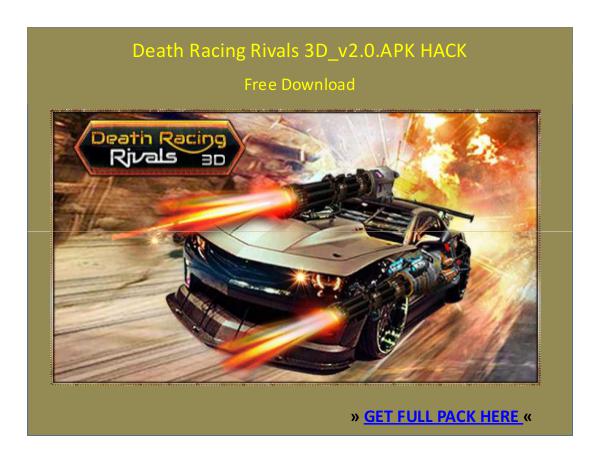 3d Death Race Hacked Pics