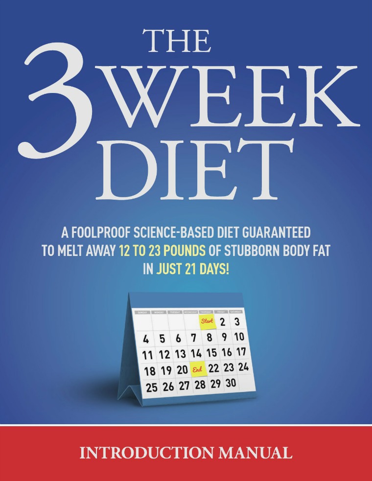 3 Week Diet System Free