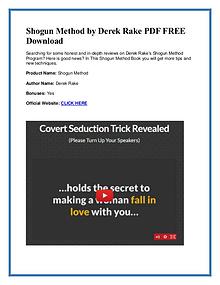 shogun method free pdf download